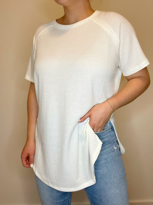 All About Me Tee- Ivory