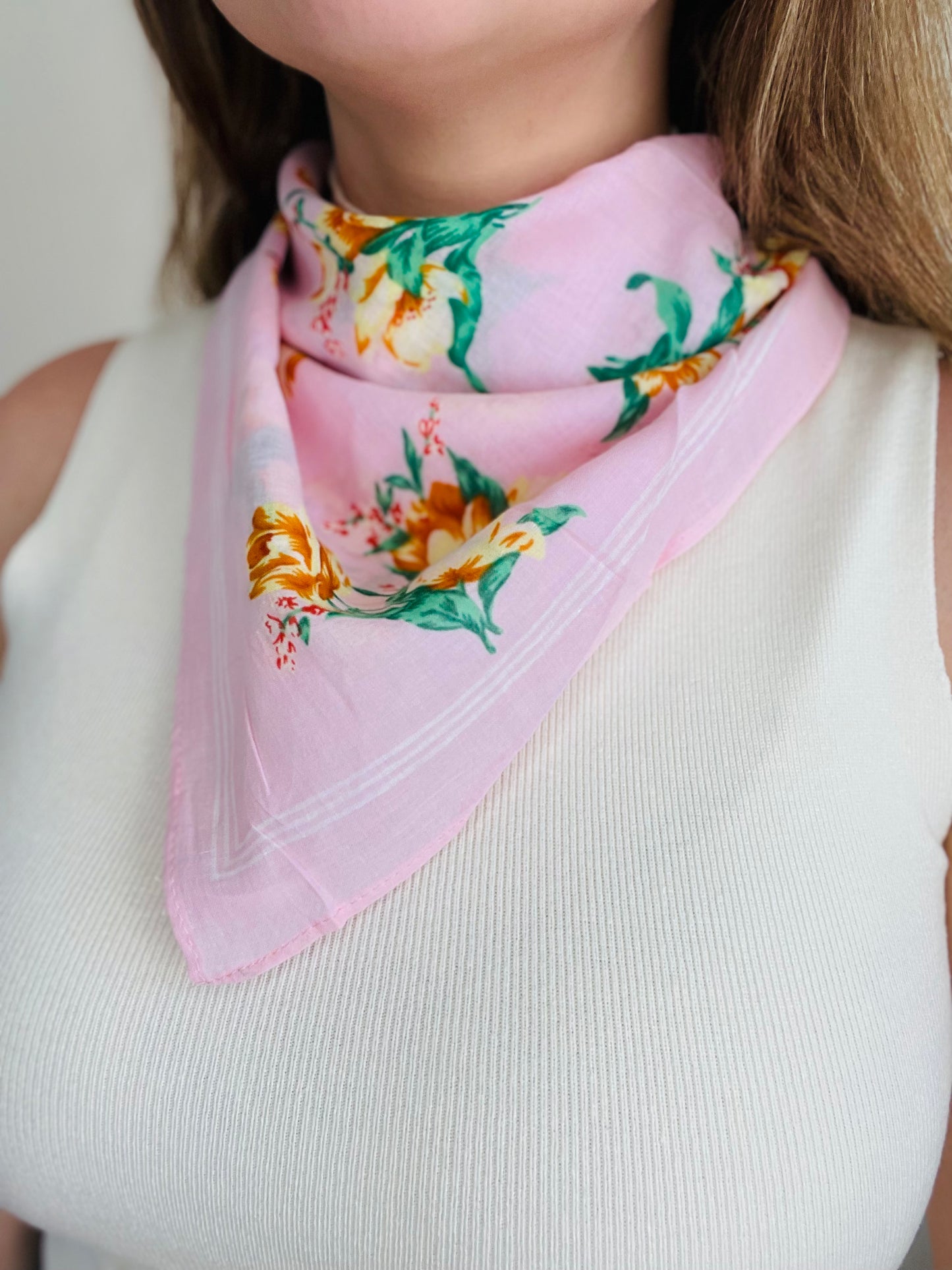 Floral Bandana Scarf