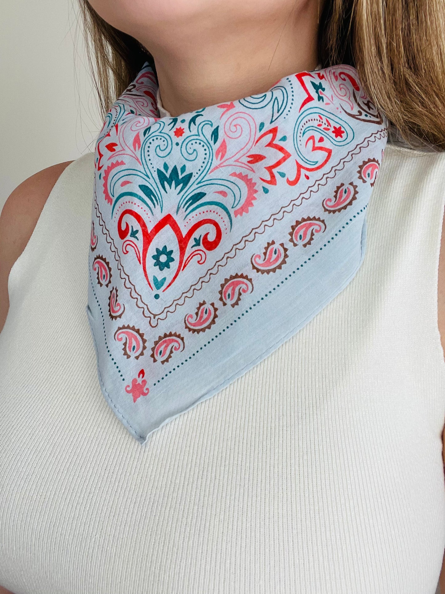 Paisley Bandana Scarf